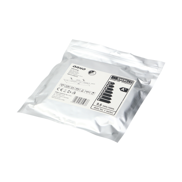 LED strip 12V DC, 2835SMD, 120LED/m, 9.6W/m, IP65, 6000K, 5m roll