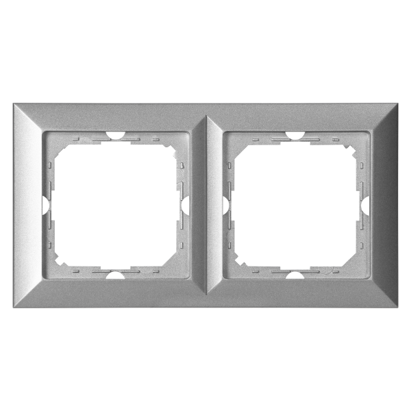 Double frame Pearl, Ra-2P, silver