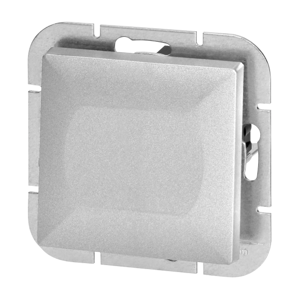 Łącznik p/t jednobiegunowy Pearl, 10A, 250V, WP-1P, srebrny