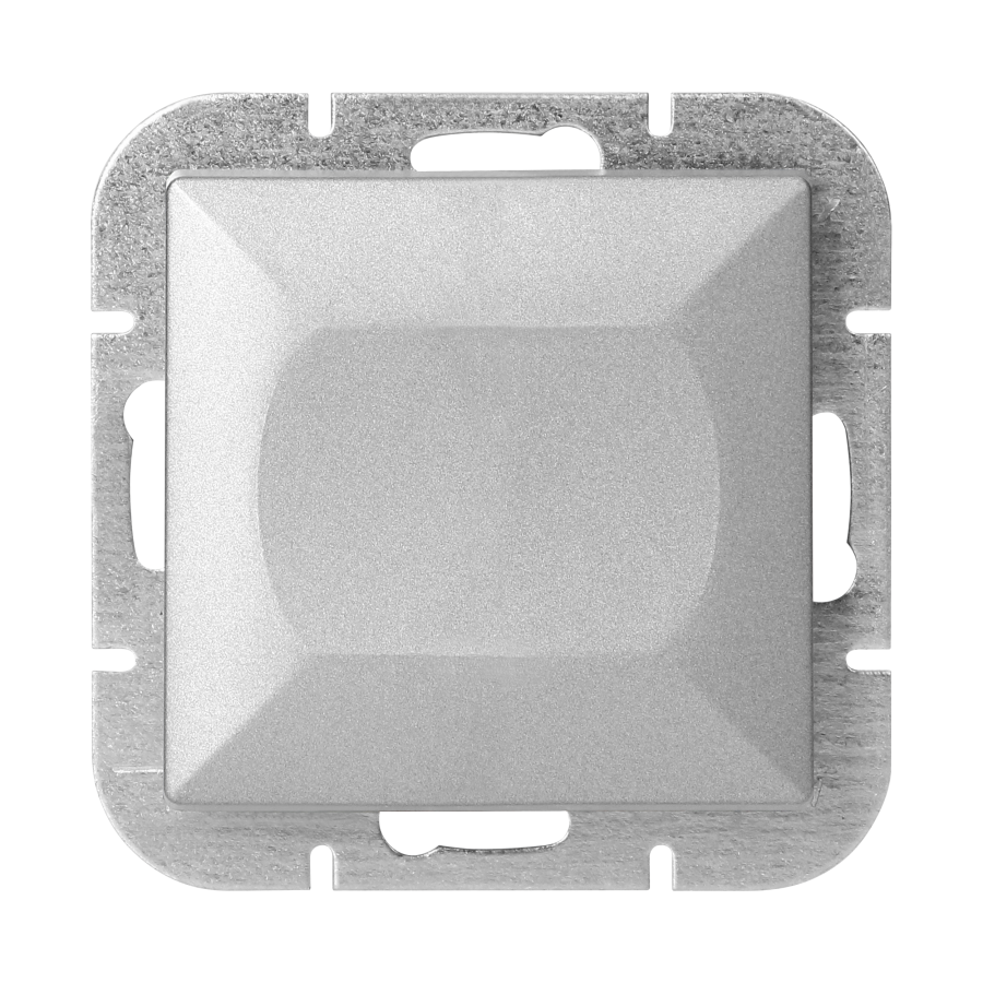 Łącznik p/t jednobiegunowy Pearl, 10A, 250V, WP-1P, srebrny