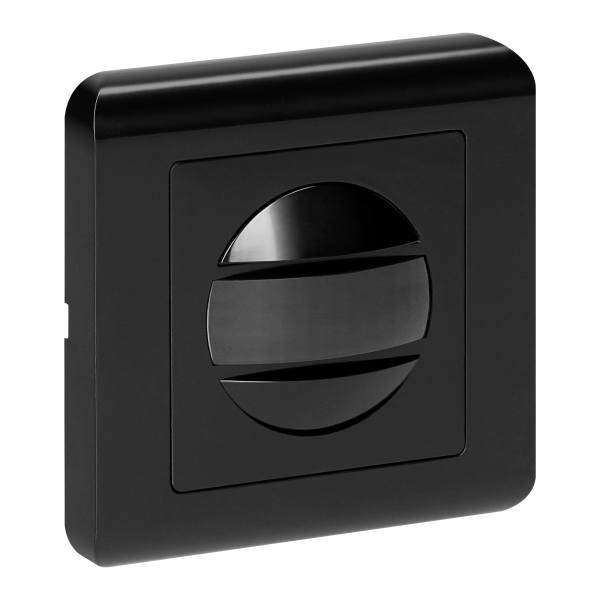 Motion sensor for installation box, 2-wire, 160°, IP20, 300W, black