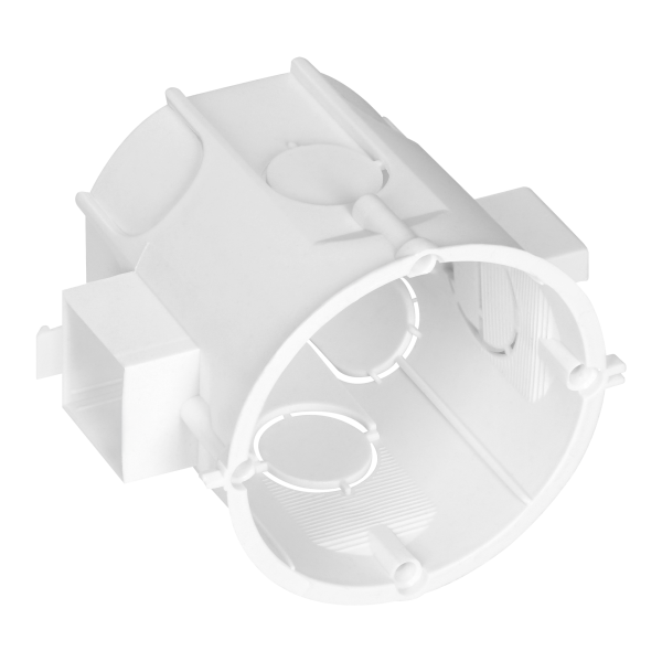 Serial, flush-mounted junction box - 60 mm deep, white