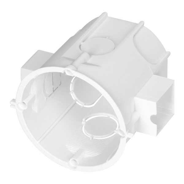 Serial, flush-mounted junction box - 60 mm deep, white