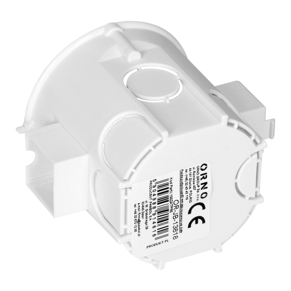 Serial, flush-mounted junction box - 60 mm deep, white