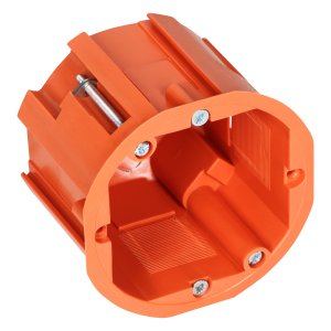 Flush-mounted junction box for plasterboard walls - 60 mm, deep