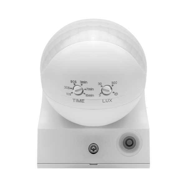 Adjustable PIR motion sensor 180°, IP44