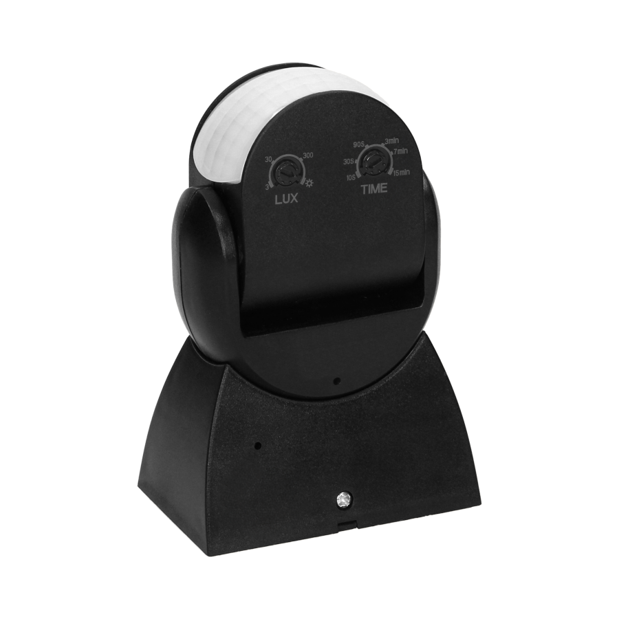 Adjustable PIR motion sensor 180°, IP65