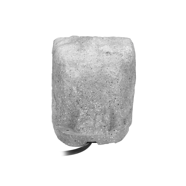 Gniazdo ogrodowe KAMIEŃ, 4x2P+Z (schuko), kabel gumowy H07RN-F 3x1,5mm², 3m, 2 tryby pracy: automatyczny (max.1100W)/ręczny (max.3680W)