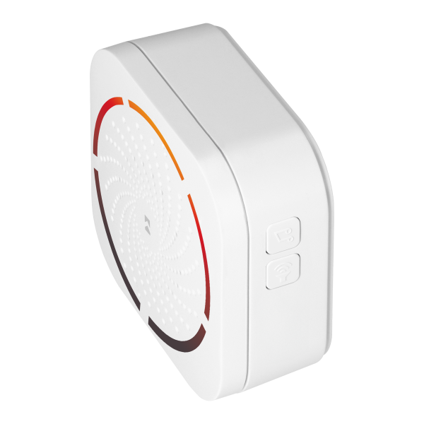 TULO DC , dzwonek bezprzewodowy bateryjny, learning system, 36 dźwięków, 150m, biały