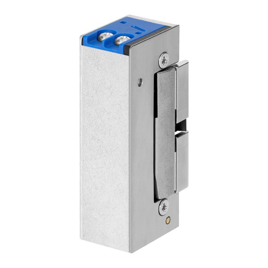 Symmetric electric strike with memory, latch adjustment,, low current coil, 280mA for 12VDC