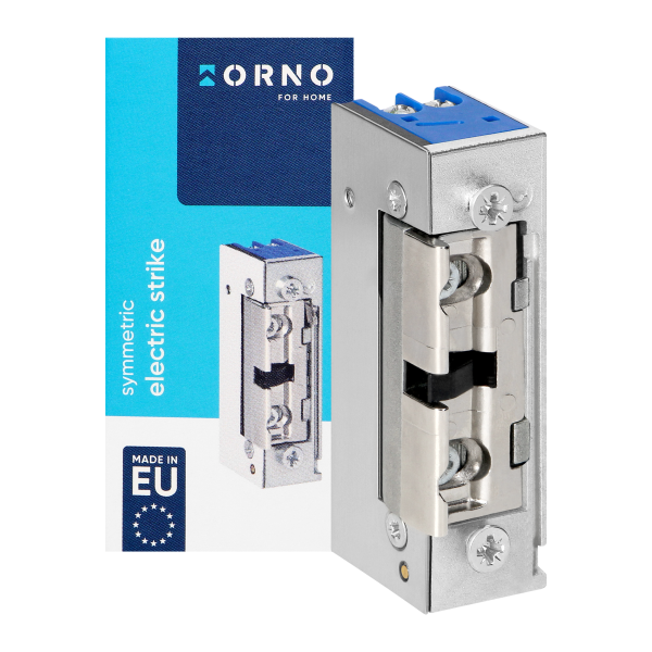 Symmetric electric strike with memory, latch adjustment,, low current coil, 280mA for 12VDC