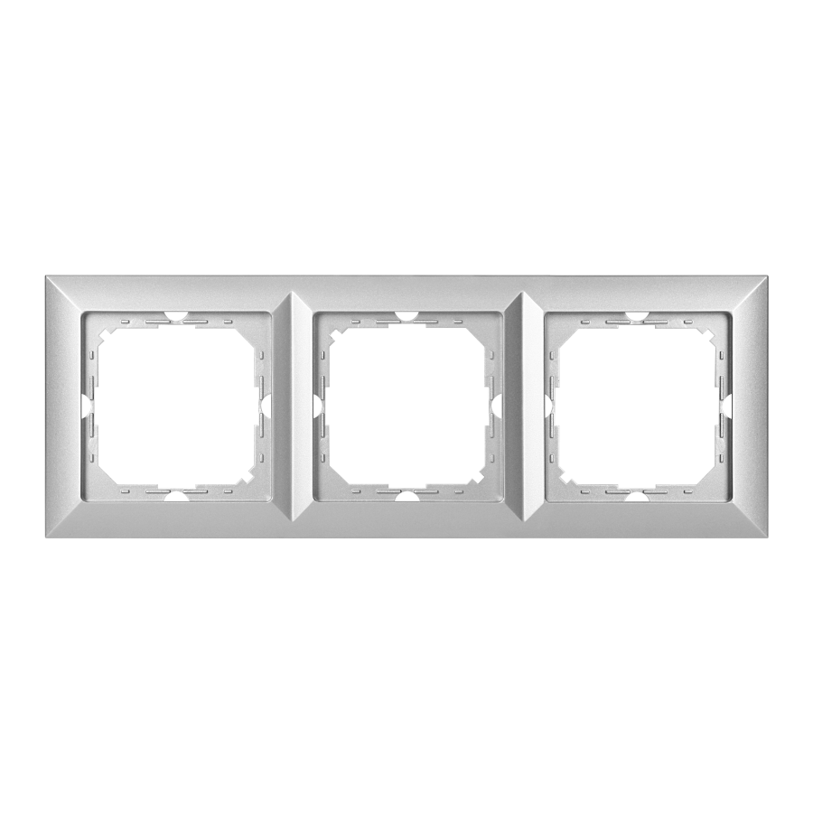 Triple frame Pearl, Ra-3P, silver