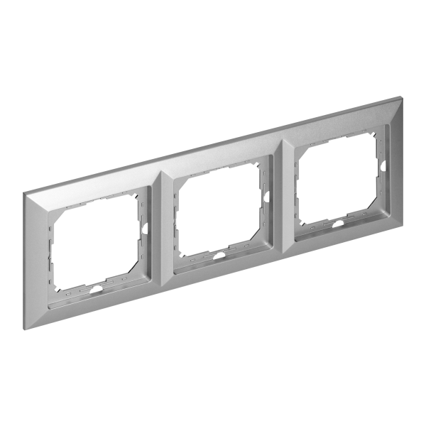 Triple frame Pearl, Ra-3P, silver