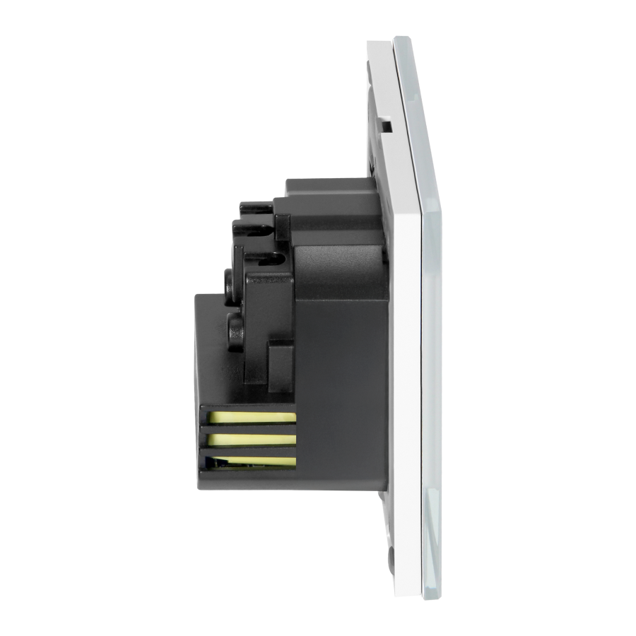 Gniazdo pojedyncze 2P+Z, Schuko, USB-A + USB-C, wyjście 5VDC max. 3A, biały