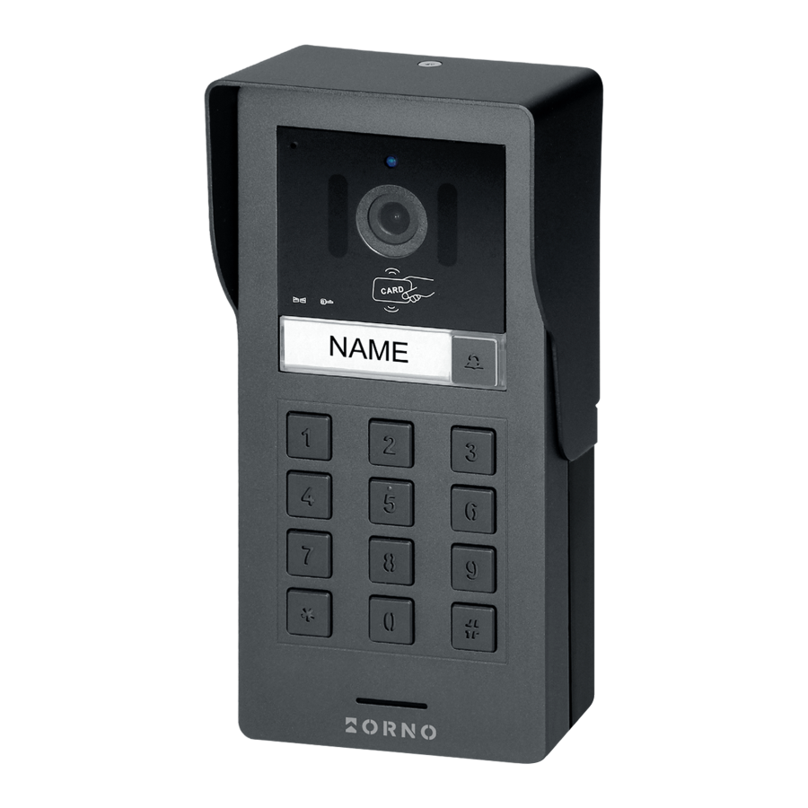 GADI, single-family video doorphone set, 2-wires, 10", Wi-Fi, touch screen, Full HD, RFID reader, code lock