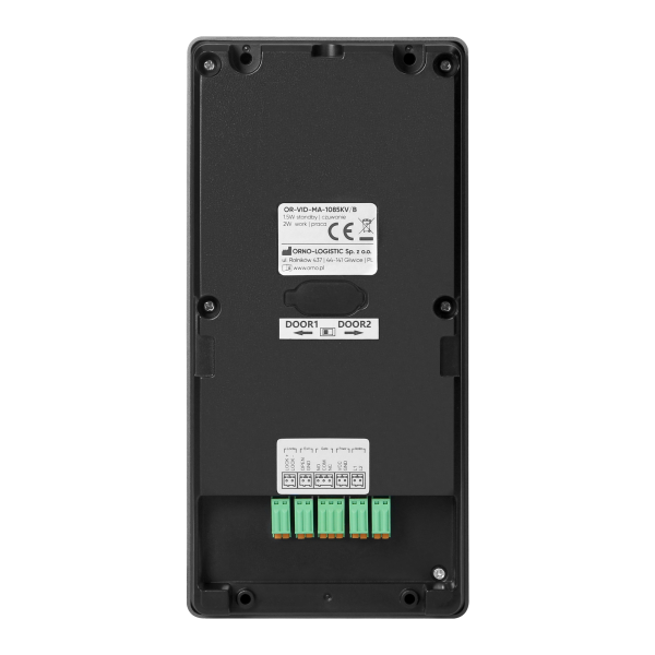 GADI, single-family video doorphone set, 2-wires, 10", Wi-Fi, touch screen, Full HD, RFID reader, code lock