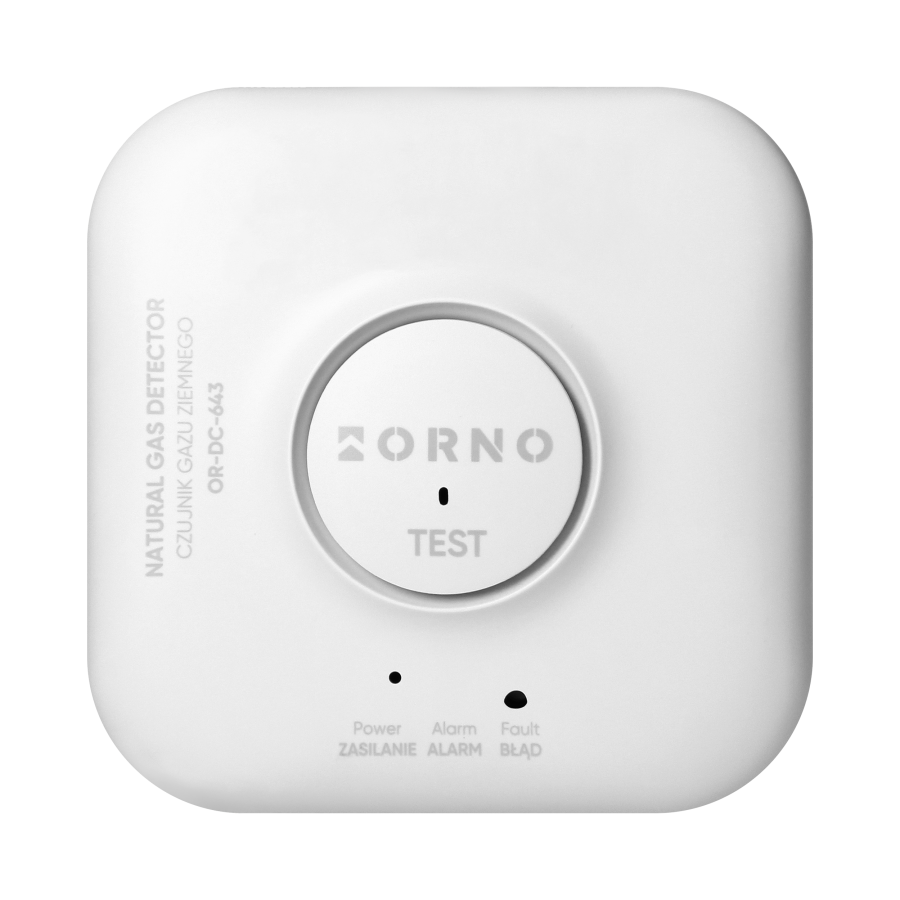 Natural gas detector, 230V AC, sensor lifetime 5 years, Tuya Smart Wi-Fi