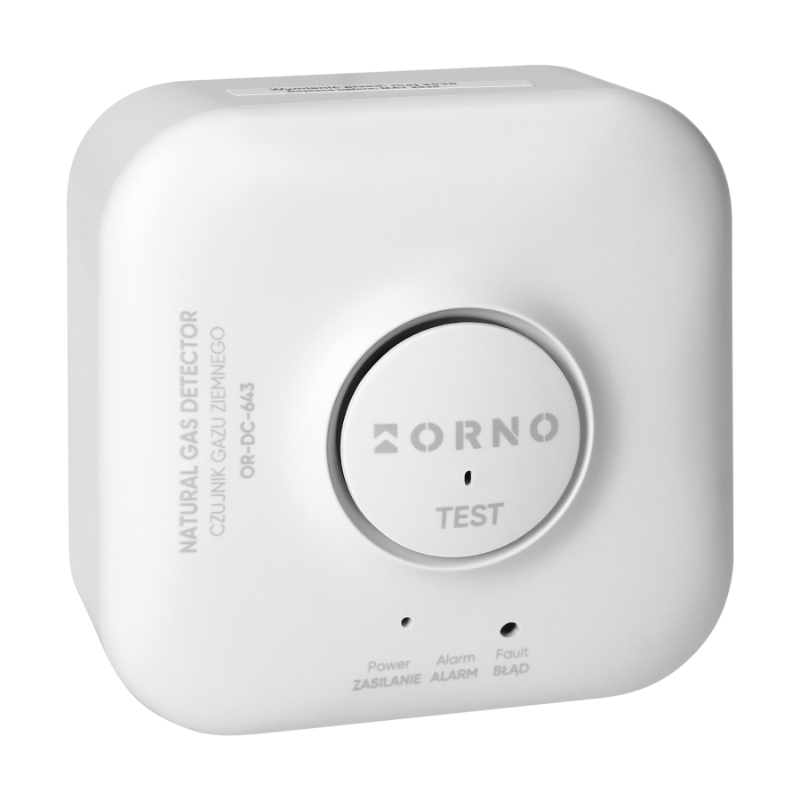 Natural gas detector, 230V AC, sensor lifetime 5 years, Tuya Smart Wi-Fi