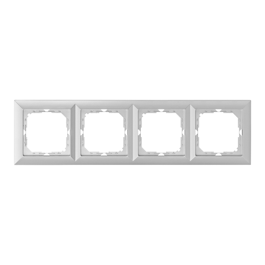 Quadruple frame Pearl, RA-4P, silver