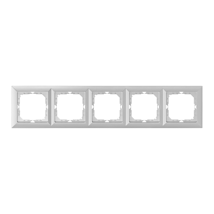 Five-fold frame Pearl, RA-5P, silver