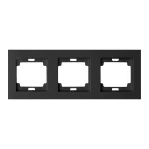 Triple frame vertical Onyx, RA-3OP, black