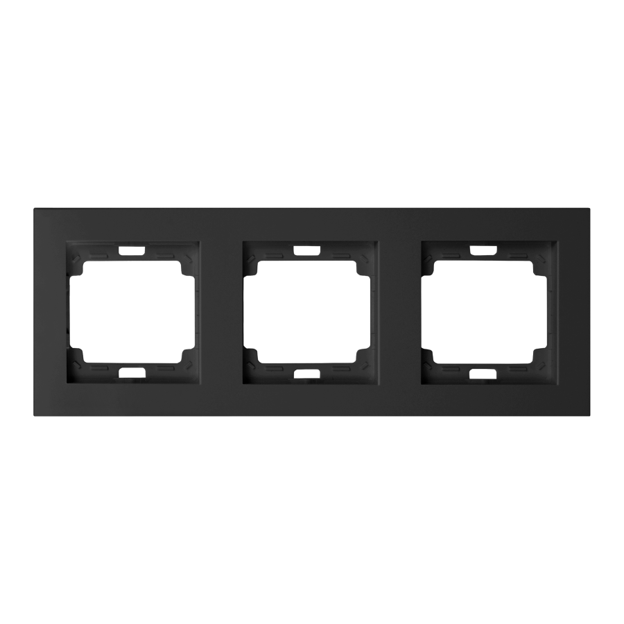 Triple frame vertical Onyx, RA-3OP, black
