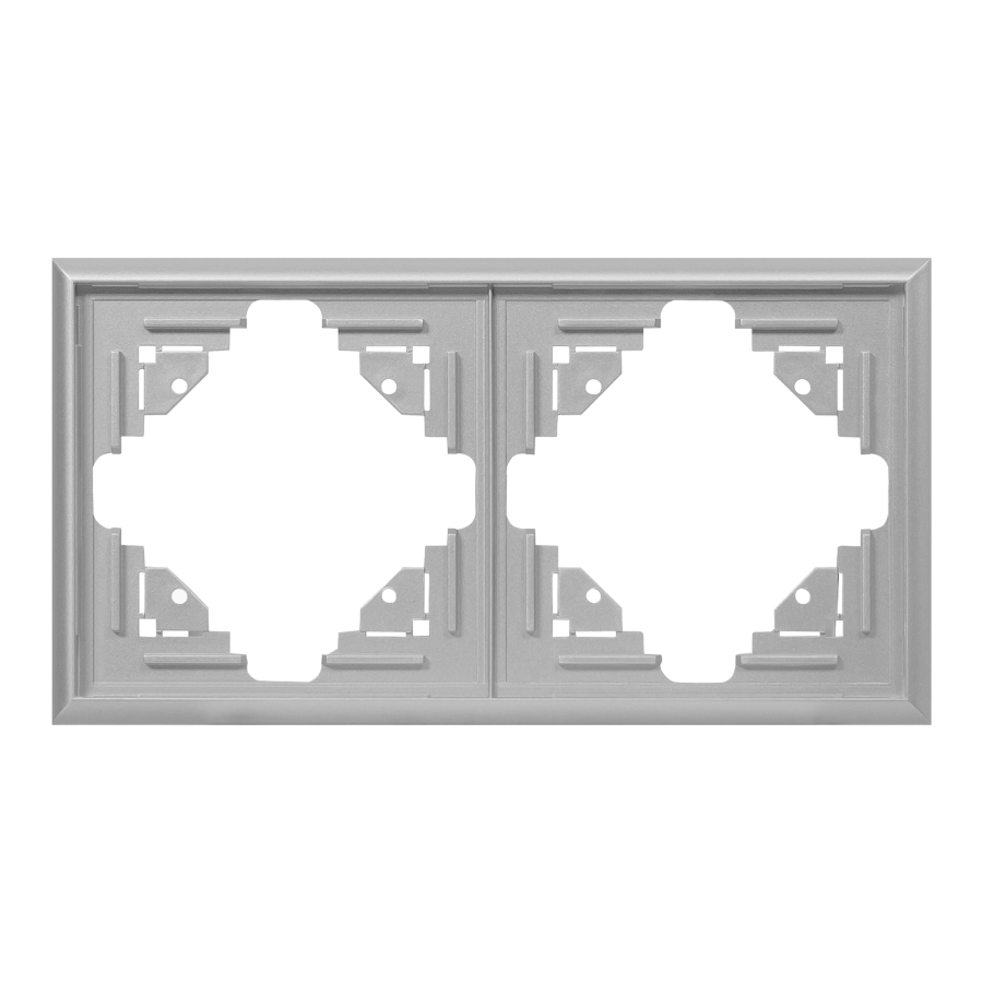 Double frame Luna, Ra-2L, silver