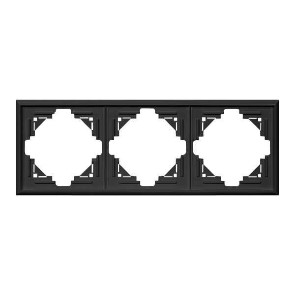 Triple frame Luna, Ra-3L, black Triple frame Luna, Ra-3L, black