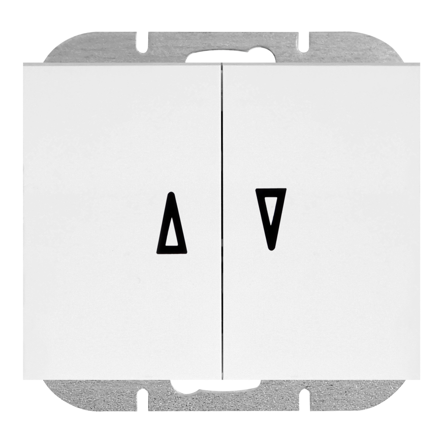 Łącznik roletowy p/t Onyx, 10A, 250V, WP-10O, biały