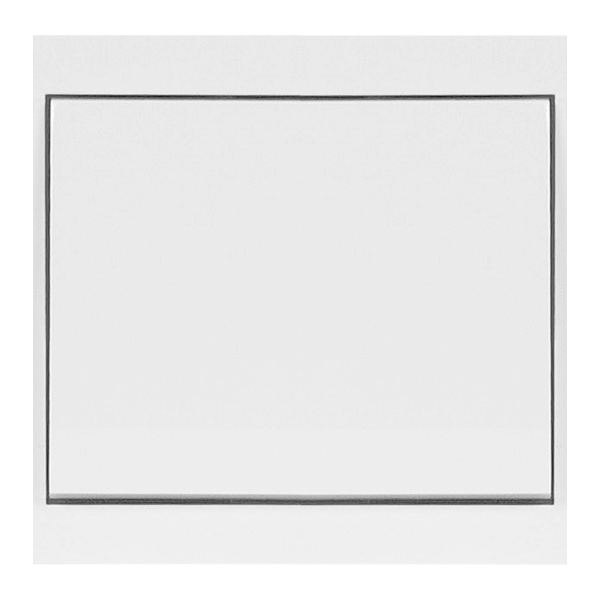 Przycisk dzwonek p/t z podświeleniem Luna, 10A, 250V, WP-6/7LS, biały