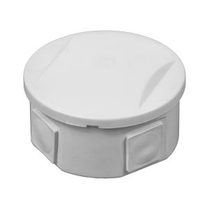 Hermetic junction box 80x40, 4 glands, grey, IP44