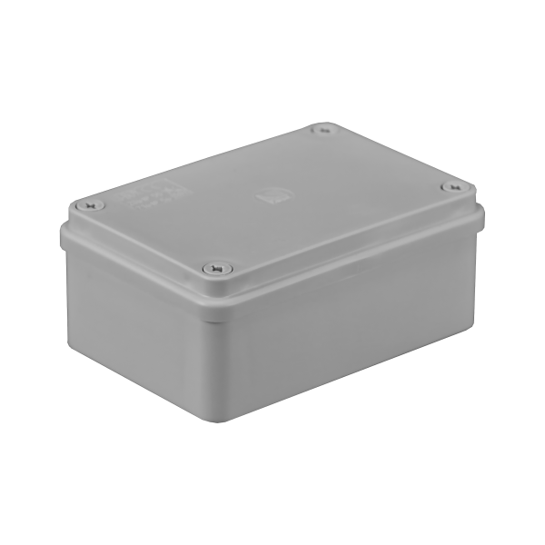 Hermetic junction box 120x80x50, without glands, grey, halogen-free, IP65 Hermetic junction box 120x80x50, without glands, grey, halogen-free, IP65