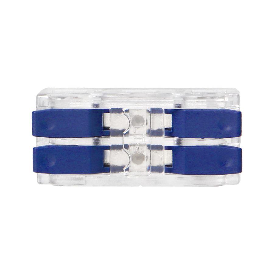 2-wire clamp splicing connector, double-sided; for any 0.75-4mm² wire; IEC 250V/32A; bag of 10 pcs.