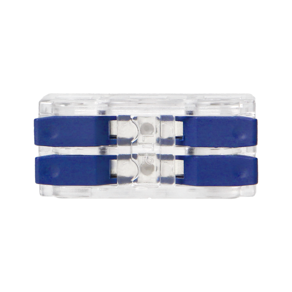 2-wire clamp splicing connector, double-sided; for any 0.75-4mm² wire; IEC 250V/32A; bag of 10 pcs.