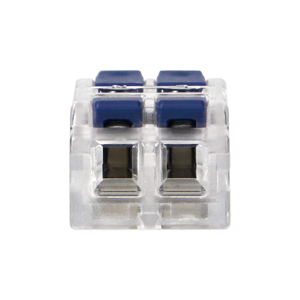 2-wire clamp splicing connector, double-sided; for any 0.75-4mm² wire; IEC 250V/32A; bag of 10 pcs.