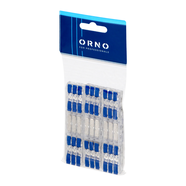 3-wire clamp splicing connector, double-sided; for any 0.75-4mm² wire; IEC 250V/32A; bag of 9 pcs.