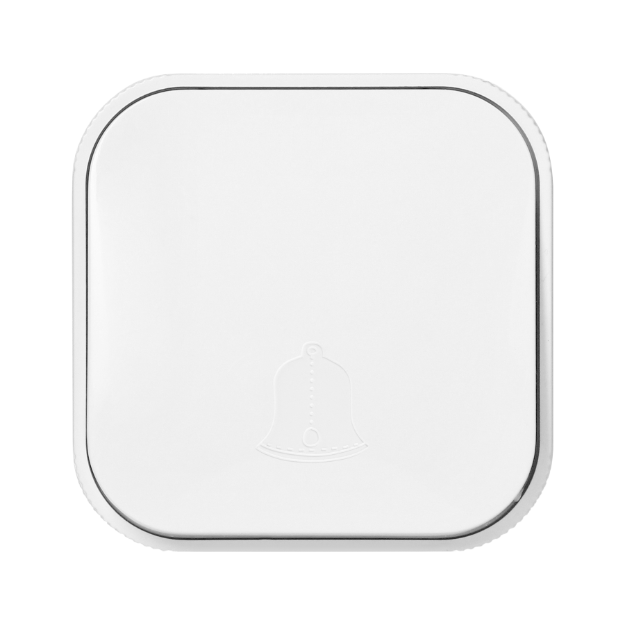 Surface-mounted doorbell switch ToDO IP20, white