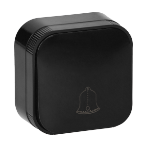 Surface-mounted doorbell switch ToDO IP20, black