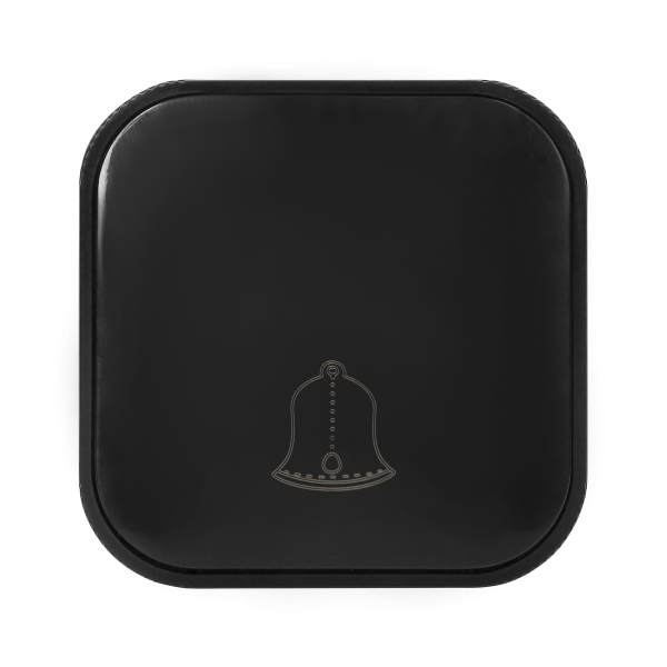 Surface-mounted doorbell switch ToDO IP20, black