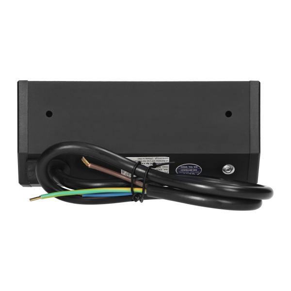 Furniture socket 2x2P+E (Schuko), black