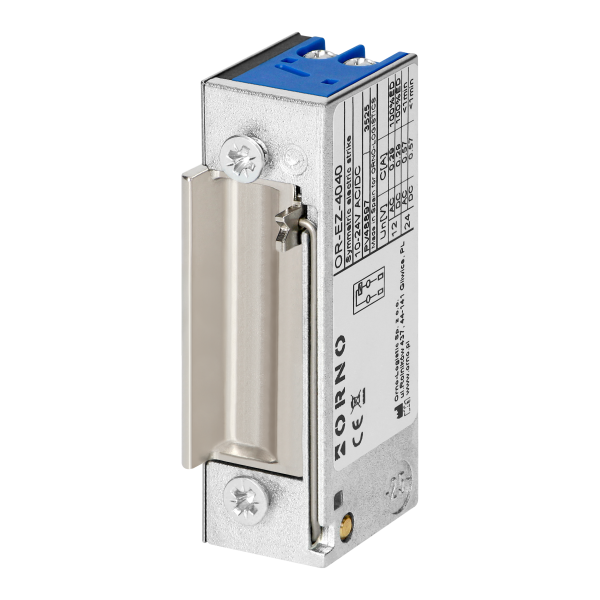 Elektrozaczep symetryczny z blokadą, niskoprądowy, 280mA dla 12VDC