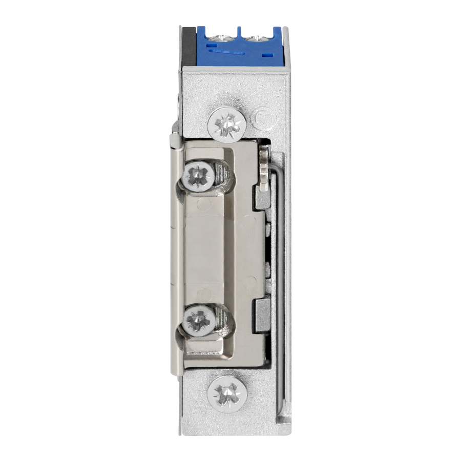 Symmetric electric strike with lock, latch adjustment, low current coil, 280mA for 12VDC