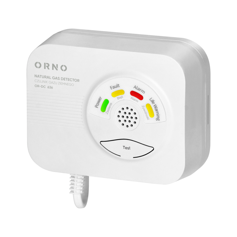 Natural gas detector 230V AC