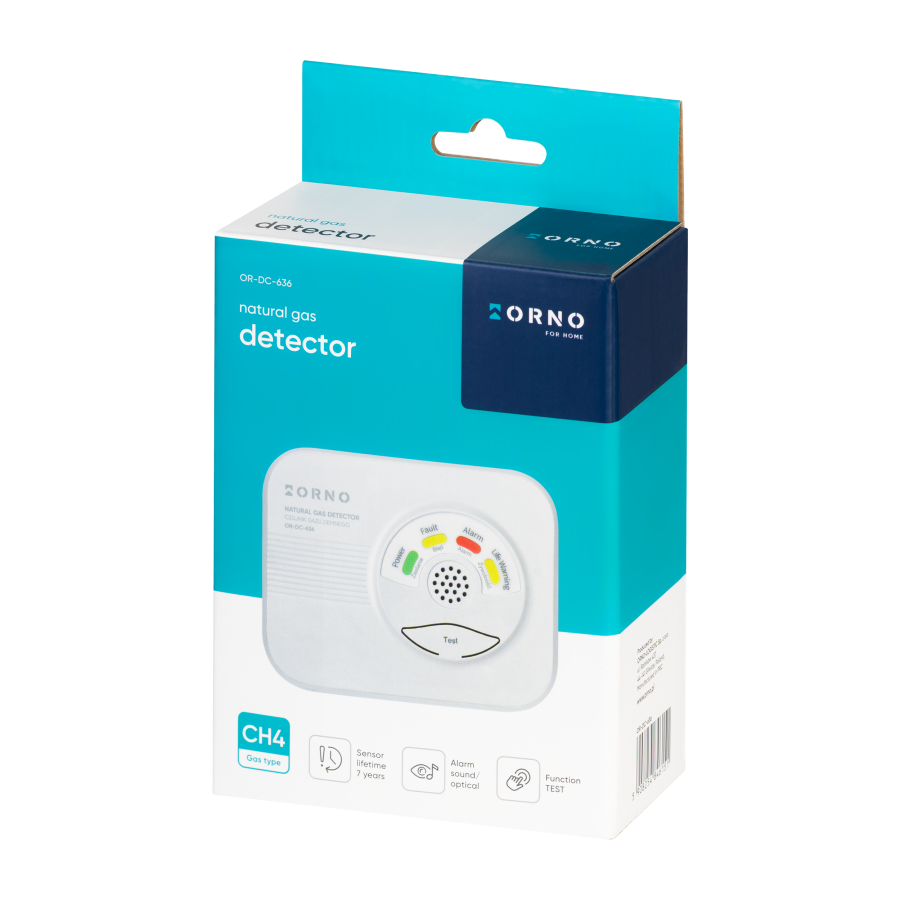 Natural gas detector 230V AC