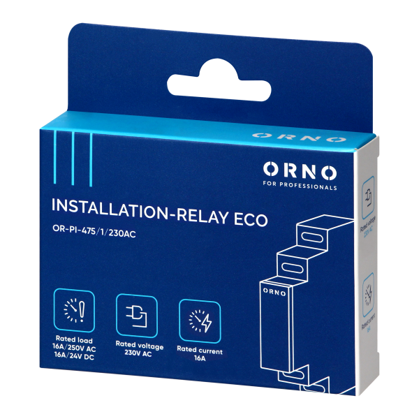 Installation relay Economic, 1P, 16A, 230 VAC