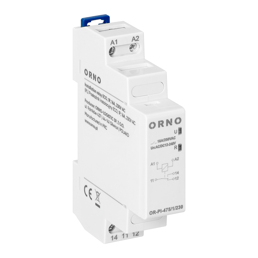 Przekaźnik instalacyjny Economic, 1P, 16A, 230 VAC