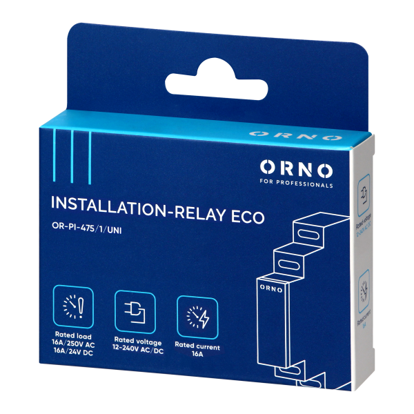 Installation relay Economic, 1P, 16A, 12-230 VUC