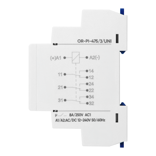 Przekaźnik instalacyjny Economic, 3P, 8A, 12-230 VUC