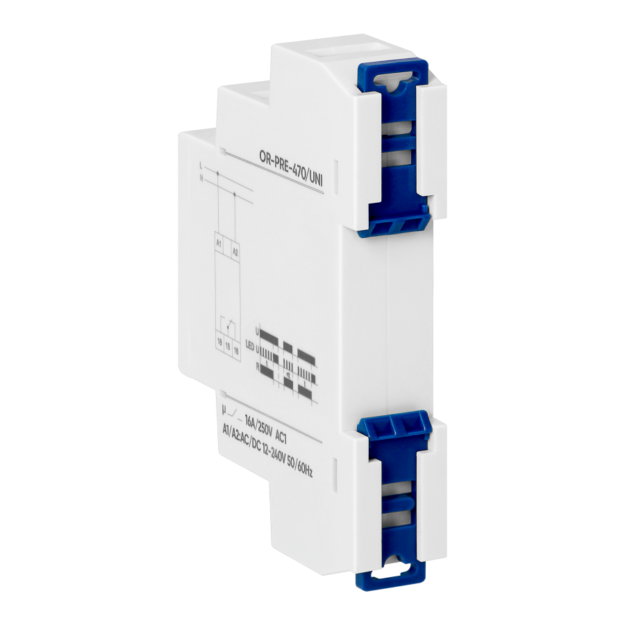 Time relay Economic, activation for a preset time, universal power supply