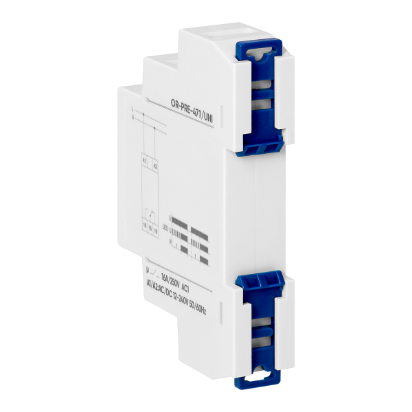 Time relay Economic, delayed activation, universal power supply